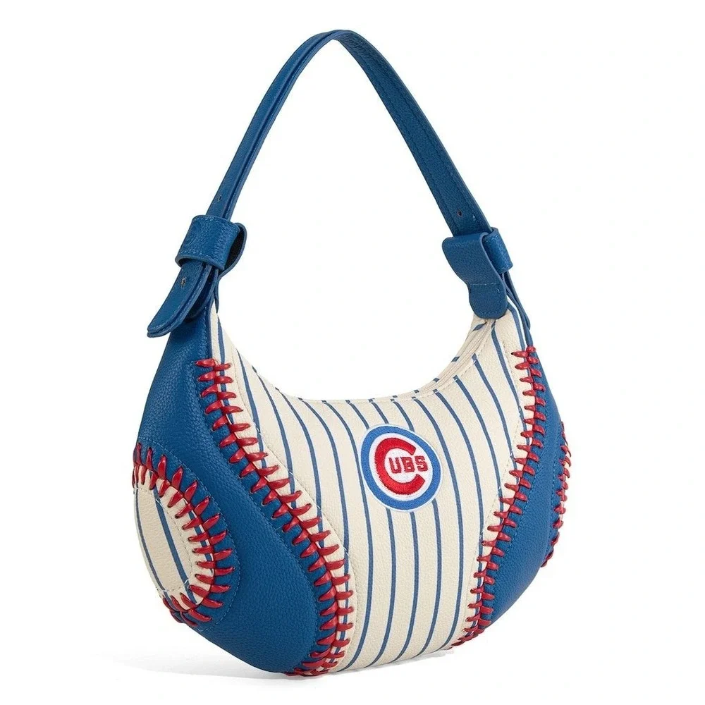 Chicago Cubs Montana West White Shoulder Hobo Bag (NWTS)